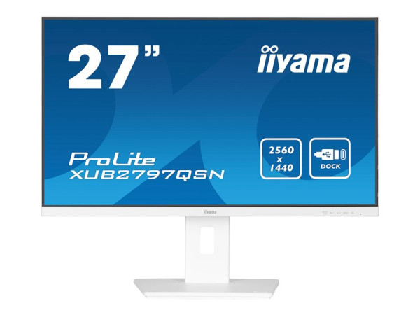 Iiyama ProLite XUB2797QSN-W1 (68.5 cm (27 Zoll), weiß