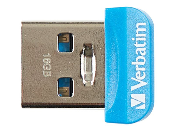Verbatim NANO USB Drive 16 GB schwarz 16 GB Lesen: 60 MB/s,