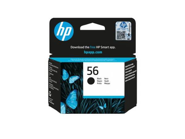 Tinte HP C6656AE schwarz (No.56)