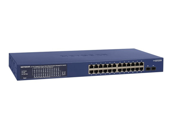 Netgear GS724TP POE+/GE/SMA/24 blau