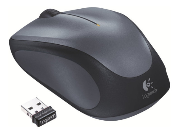 Logitech M235 Maus 1.3000 dpi 3 Tasten, silber/schwarz