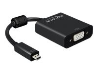 Adapter Delock HDMI micro D -> D-Sub15 St/Bu schwarz