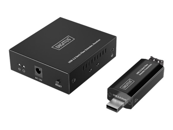 Digitus Digitus USB 3.2 Gen1 Fiber Extender 5Gbps 3xA/1xC