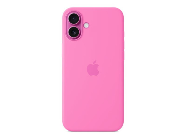 Apple Silikon Case mit MagSafe (pink, iPhone 16 Plus)
