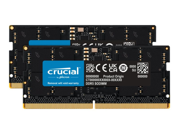 Crucial SO-DIMM 48 GB DDR5-5600 (2x 24 GB) Dual-Kit