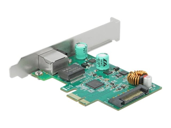 DeLOCK PCIe x1 K 1xRJ45 2,5GB LAN PoE | 89139