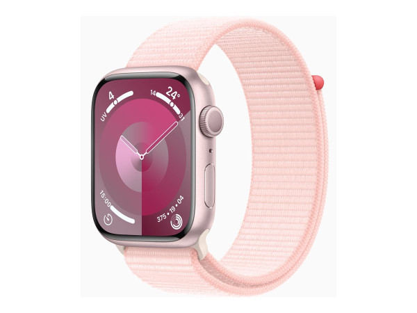 Apple Watch Series 9 (rosa/rosÃâÂ©, Aluminium, 45 mm, Sport