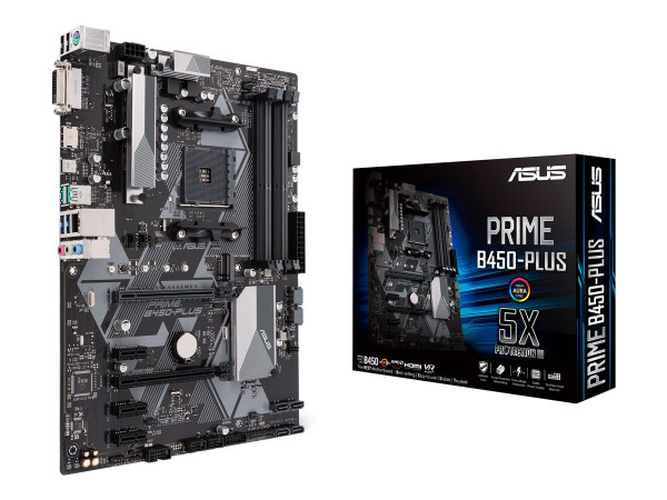 Asus Prime B450-Plus Mainboard Sockel AM4 ATX