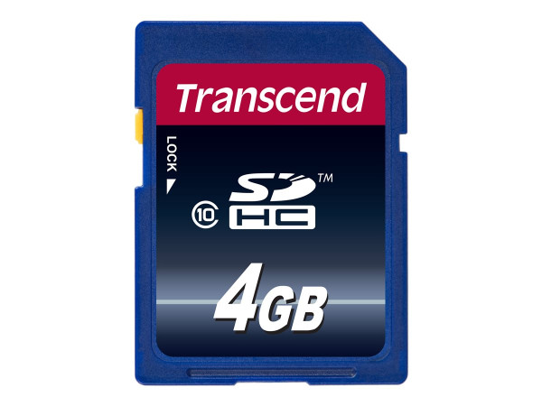 4 GB SDHC Class 10 TRANSCEND Secure Digital (TS4GSDHC10) ret