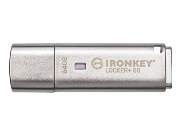 Kingston USB 64GB IronKey Locker 50+ U3 KIN