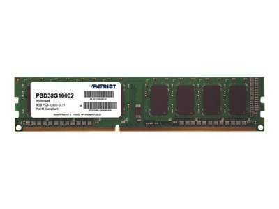 8192 MB Patriot DIMM 8 GB DDR3-1600 (PSD38G16002, Signatu