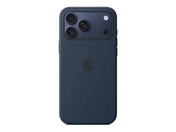 Apple Silikon Case mit MagSafe (dunkelblau, iPhone 17 Pro
