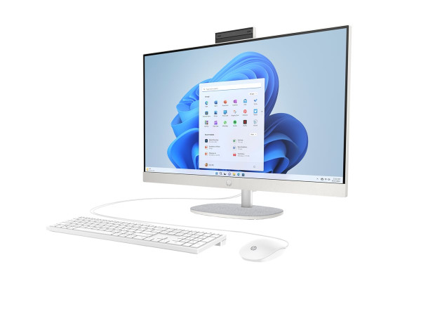 HP All-in-One 27-cr1001ng (weiß, Windows 11 Home 64-Bit)
