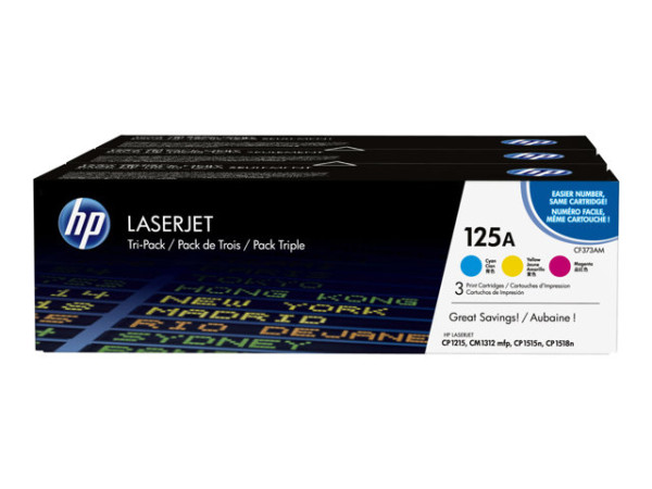 Toner HP CM1312 TriPack CF373AM 1400 Seiten