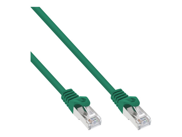 Patchkabel, SF/UTP, Cat.5e, grün, 5,00m RJ45 (Inline)