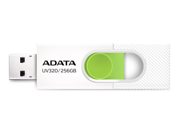 ADATA UV320 256 GB (weiÃŸ/grÃ¼n, USB-A 3.2 Gen 1)
