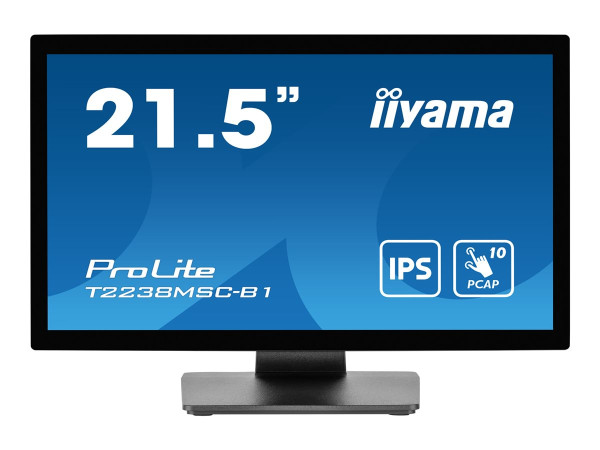 Iiyama ProLite T2238MSC-B1 (55 cm (21 Zoll), schwarz