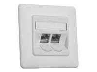 Netzwerkinstallation BTR E-DAT modul 8/8(8) UP, reinweiß