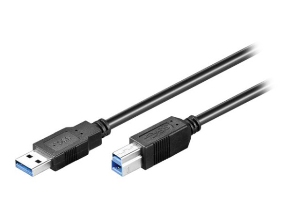 Goobay (ohne Kennzeichnung) USB 3.0 AB 050 SCHWARZ 0.5m