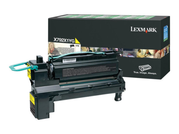 Lexmark X792X1YG Tonerkartusche yellow return program