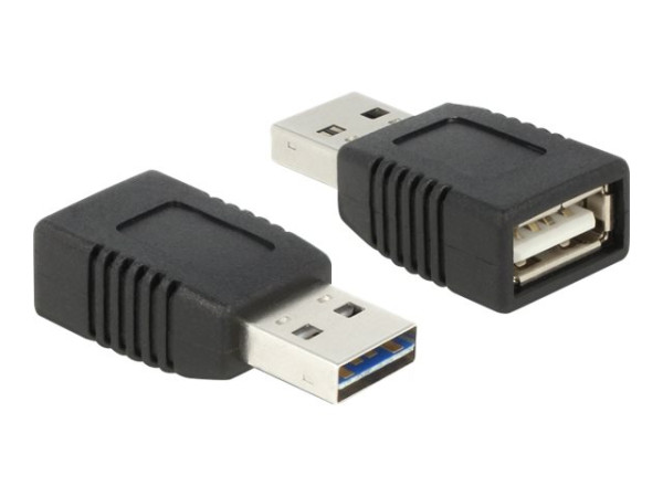 DeLOCK Adap. EASY-USB2.0 A St>USB A bu | NUR