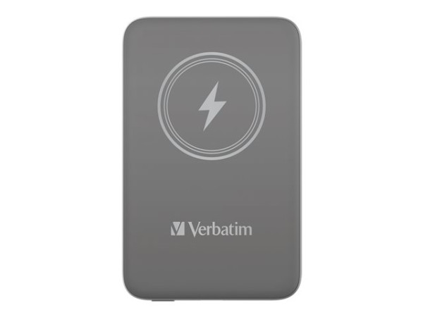 Verbatim Wireless Powerbank Charge 'n' Go 10.000mAh (grau,