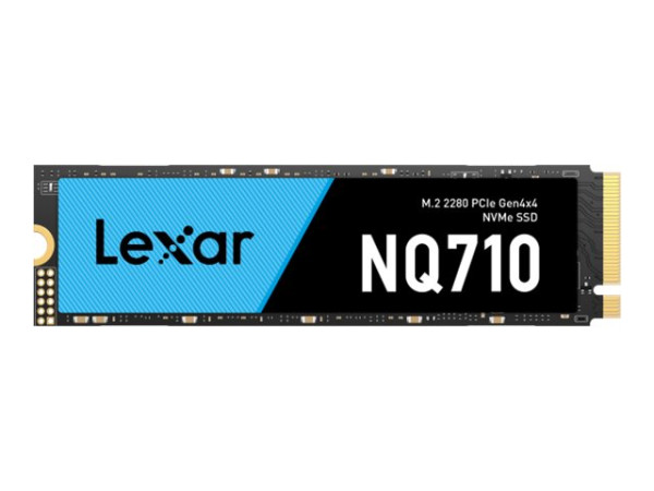 Lexar NQ710 500 GB (schwarz/blau, PCIe 4.0 x4, NVMe 1.4,