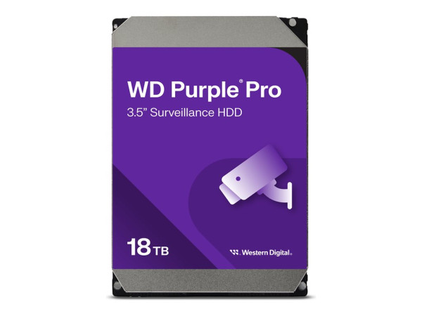 Western Digital 18TB WD181PURP Purple Pro 7200 SA3