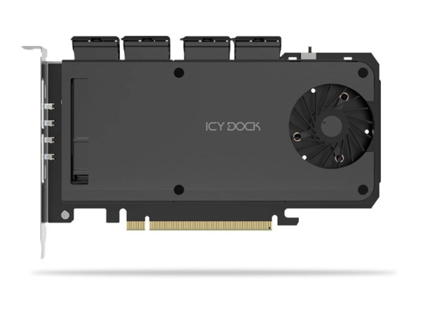 Icy Dock ExpressSlot Slide MB204MP-1B (schwarz)