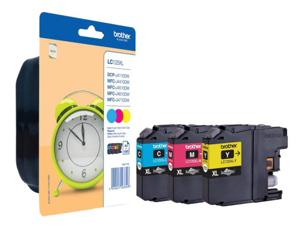 Brother Tinte Rainbow-Pack LC-125XL (Retail)