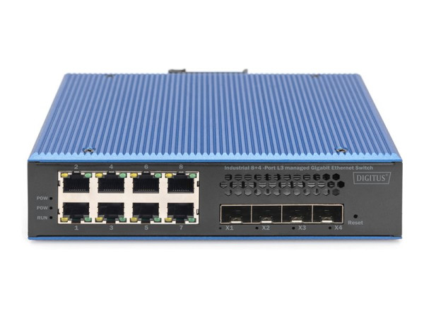 Digitus Industrialler 8 + 4 10G Uplink Port L3 managed