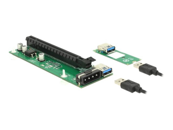 DeLOCK Riser Card M.2 Key B+M > PCIe x16 | mit 30 cm