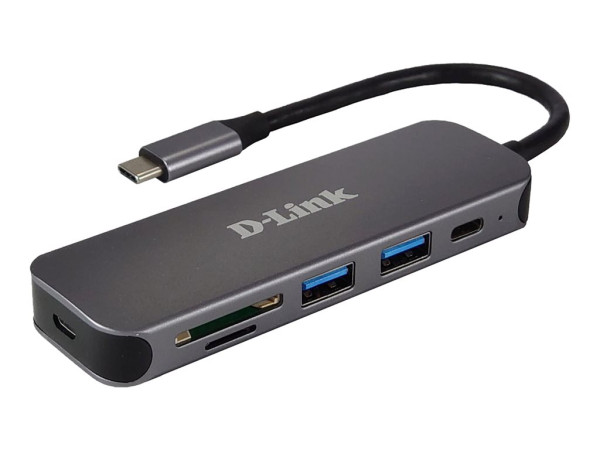 D-Link DUB-2325/E 5-in-1 USB-C Hub mit Card Reader