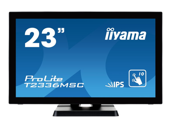 IIYAMA 58,4cm (23") T2336MSC-B2 16:9 M-Touch, DVD-D