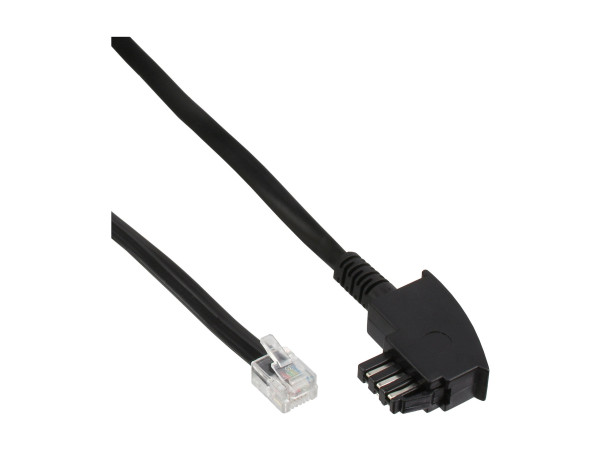 InLine® TAE-N Anschlußkabel, gebrückt, 6m