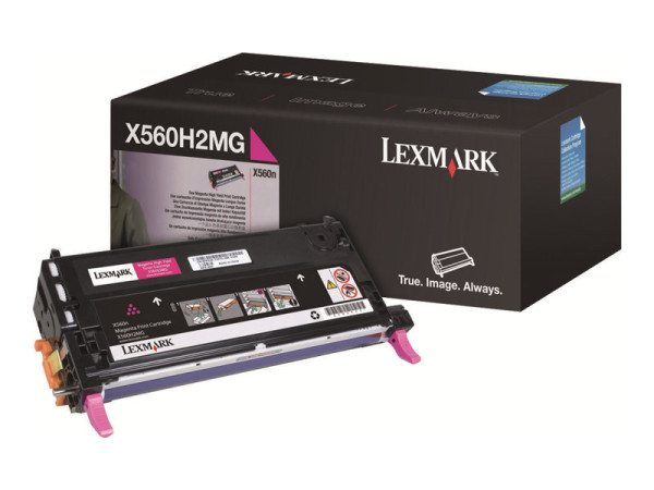 Lexmark X560H2MG Tonerkartusche magenta, 10.000 Seiten