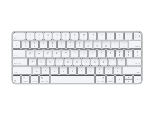 Apple Magic Keyboard mit Touch ID (silber/weiß, US-Layout,
