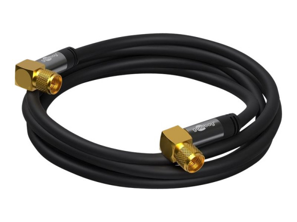 Goobay goobay SAT Antennenk. 135dB 90ø bk 3m | 4x