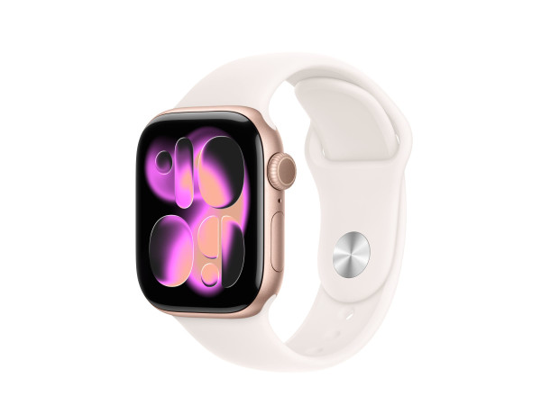 Apple Watch Series 11 (roségold, Aluminium, 42 mm,