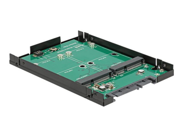 IT Produkte DeLOCK Konverter SATA 22 Pin > 2 x mSATA 2.5" mt