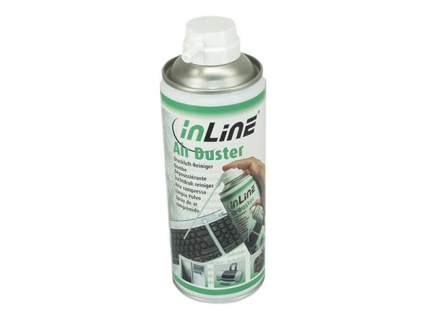 InLine Power Duster, Druckluft-Reiniger Spraydose, 400ml