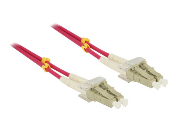 LWL Patchkabel Delock LC -> LC 5.00m Multimode Duplex OM4