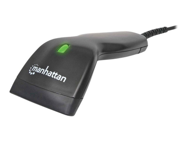 Barcodescanner Manhattan Kontakt CCD USB 55mm schwarz