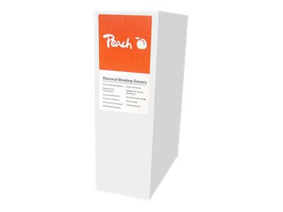Peach Thermobindemappe für 30 Blätter A4 weiß, 100 Stück