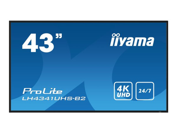 Iiyama ProLite LH4341UHS-B2, Public Display (schwarz