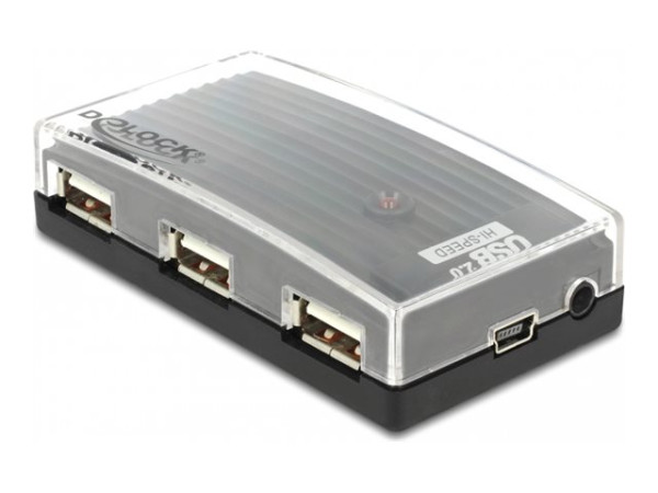 DeLOCK 4 Port USB 2.0 Kabel-Hub mit USB Type-C zu 3 x USB-A