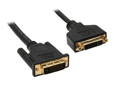 InLine® DVI-D Verlängerung Premium, digital 24+1 Stecker /