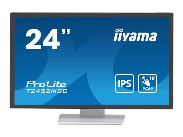 Iiyama ProLite T2452MSC-W1 (61 cm(24 Zoll), weiÃŸ/schwarz,