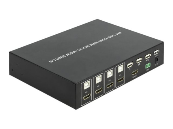 DeLOCK KVM 4in1 Multivi. Sw 4xHDMI USB 2 | 11488