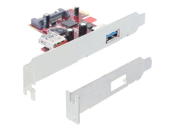 Speichermedien DeLOCK PCIe USB 3.0 1xint/1xext. NEC Delock